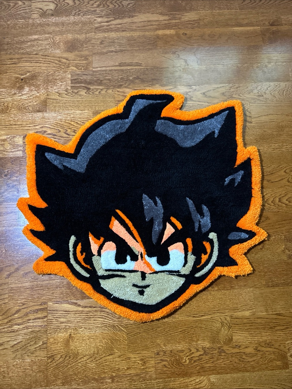 1/1 Custom Tufted Goku Dragon Ball Z Orange Flame Big Head